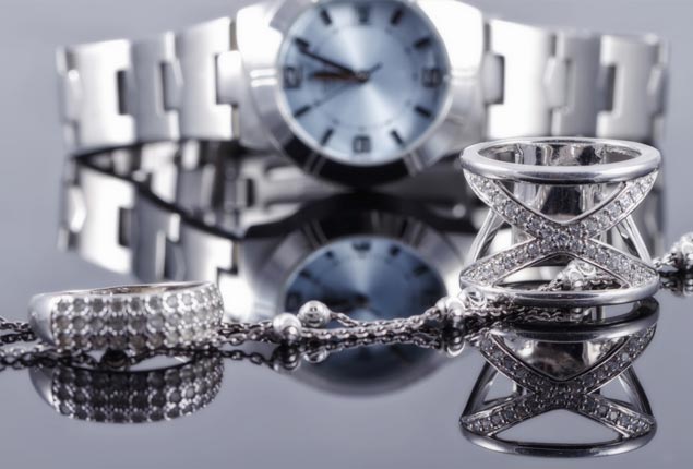 Custom Jewelry Designs — Silver Ring, Necklace and Watch in Midwest City, OK