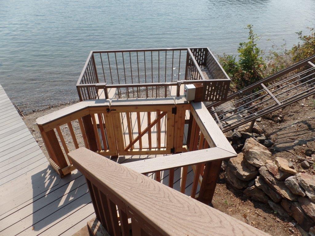 Custom Hillside lift platform solutions for your steep incline property