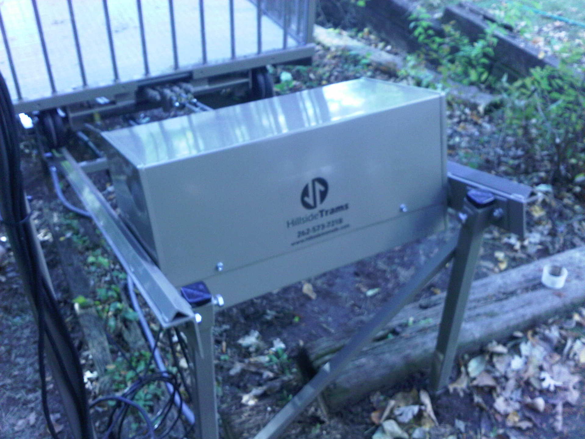Hillside Lift with control panels that are UL&reg; ASME code compliant and are encased in a waterproof enclosure with surge protection - East Troy, WI Property
