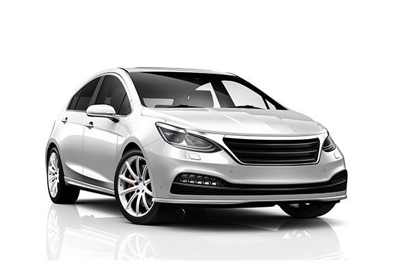 Generic Compact White Car — Converse, TX — Quality Master Auto Glass Generic Compact White Car — Converse, TX — Quality Master Auto Glass