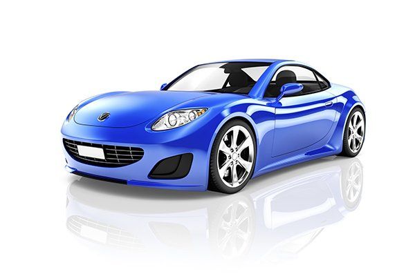 Blue Sports Car — Converse, TX — Quality Master Auto Glass Blue Sports Car — Converse, TX — Quality Master Auto Glass