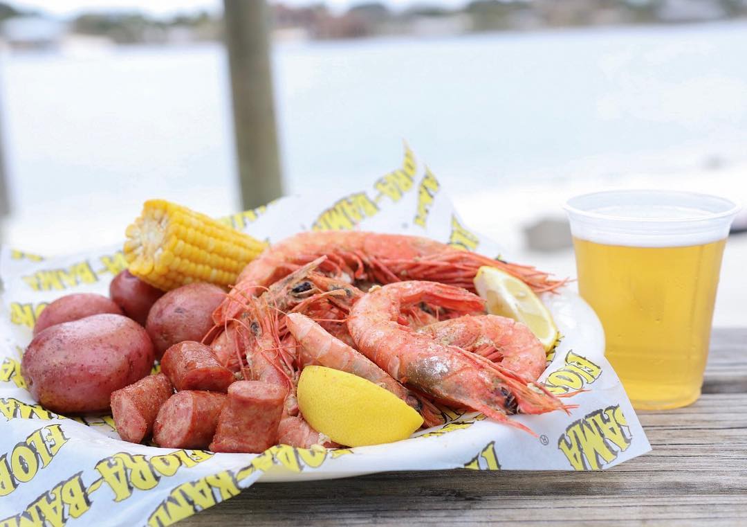 shrimp in orange beach
