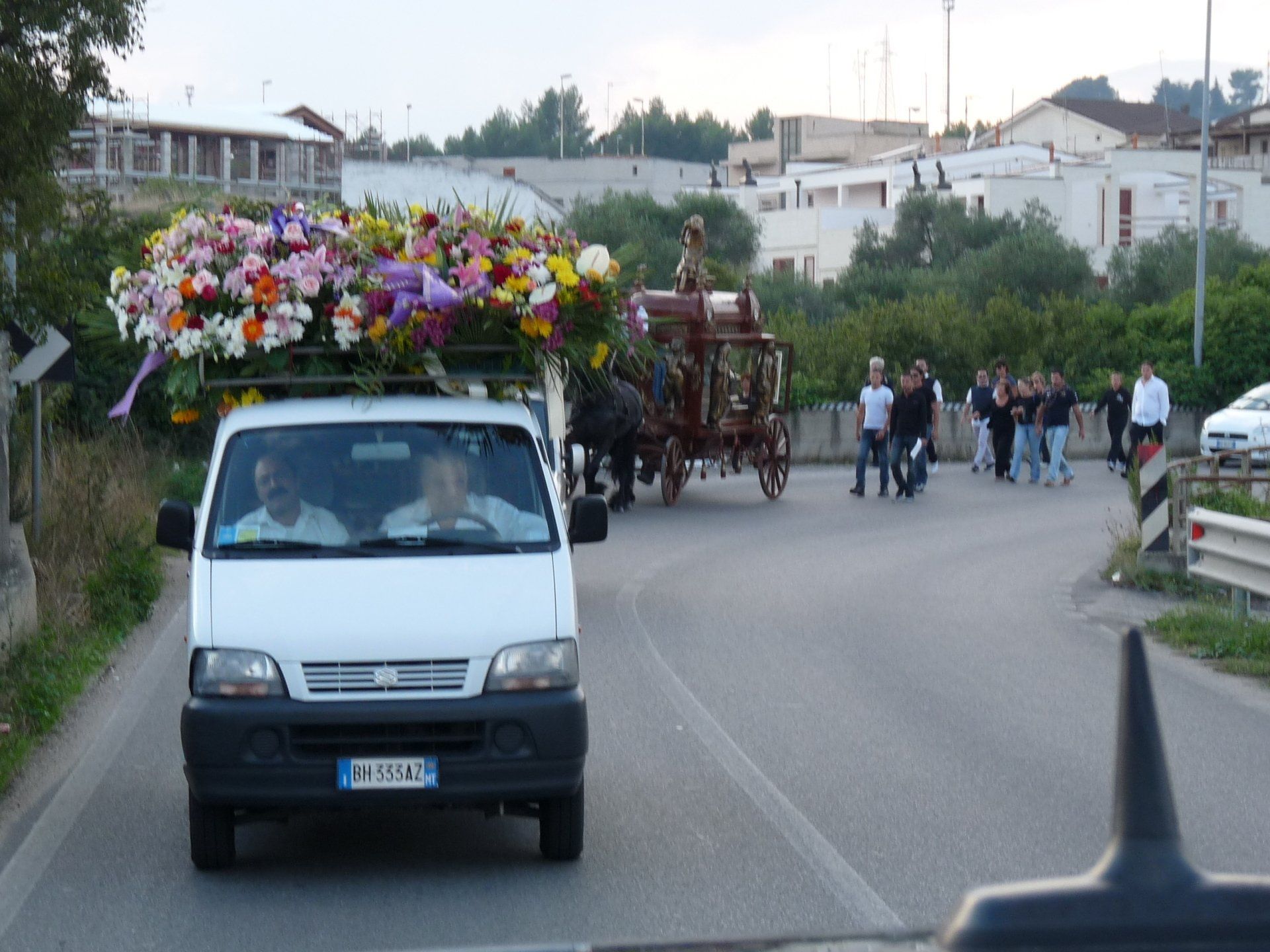 corteo funebre e funerali a Matera