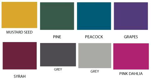 Wedding color palette