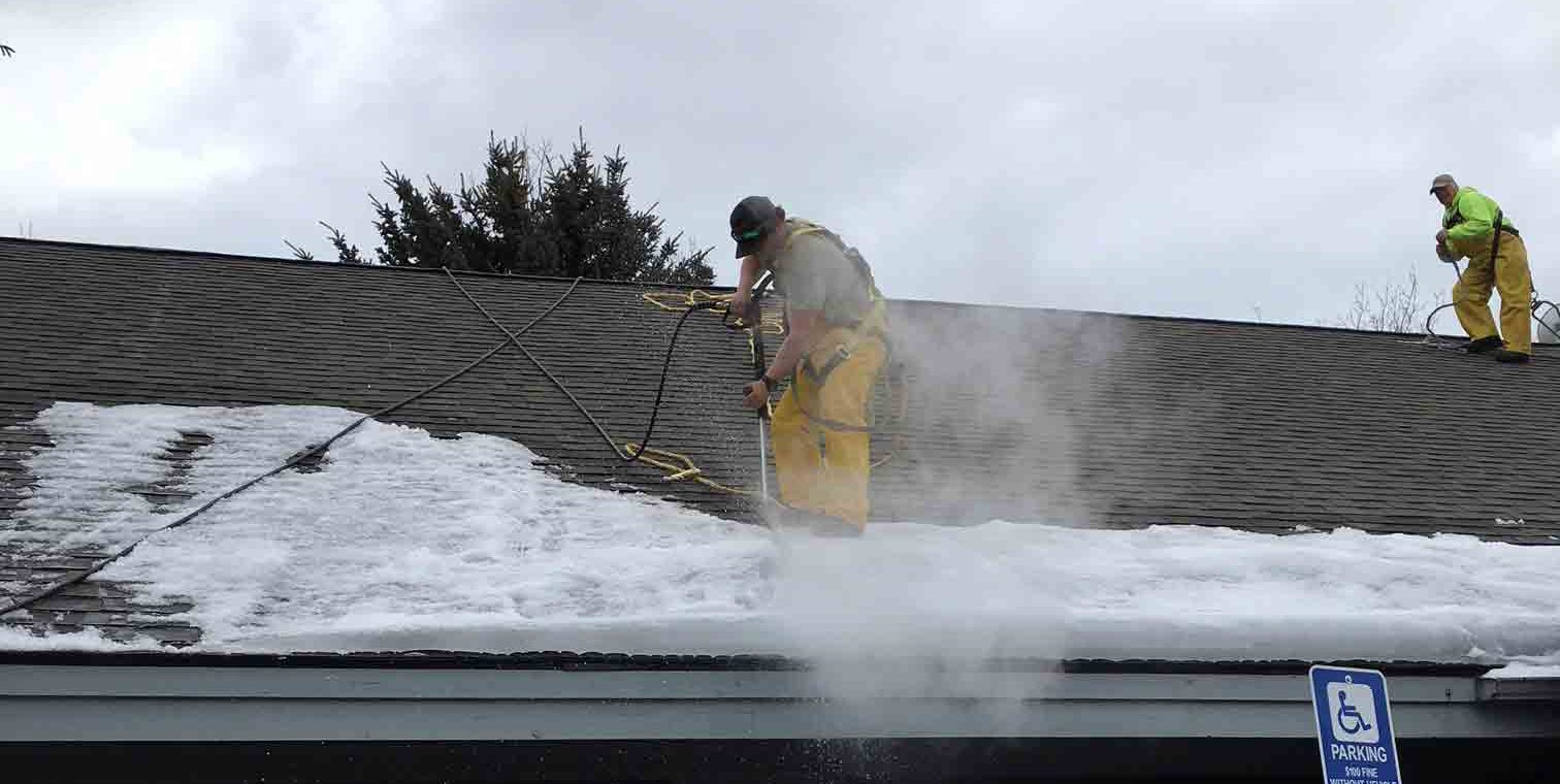Snow Removal — Bozeman, MT — Quality Roofing & Sheet Metal Snow Removal — Bozeman, MT — Quality Roofing & Sheet Metal
