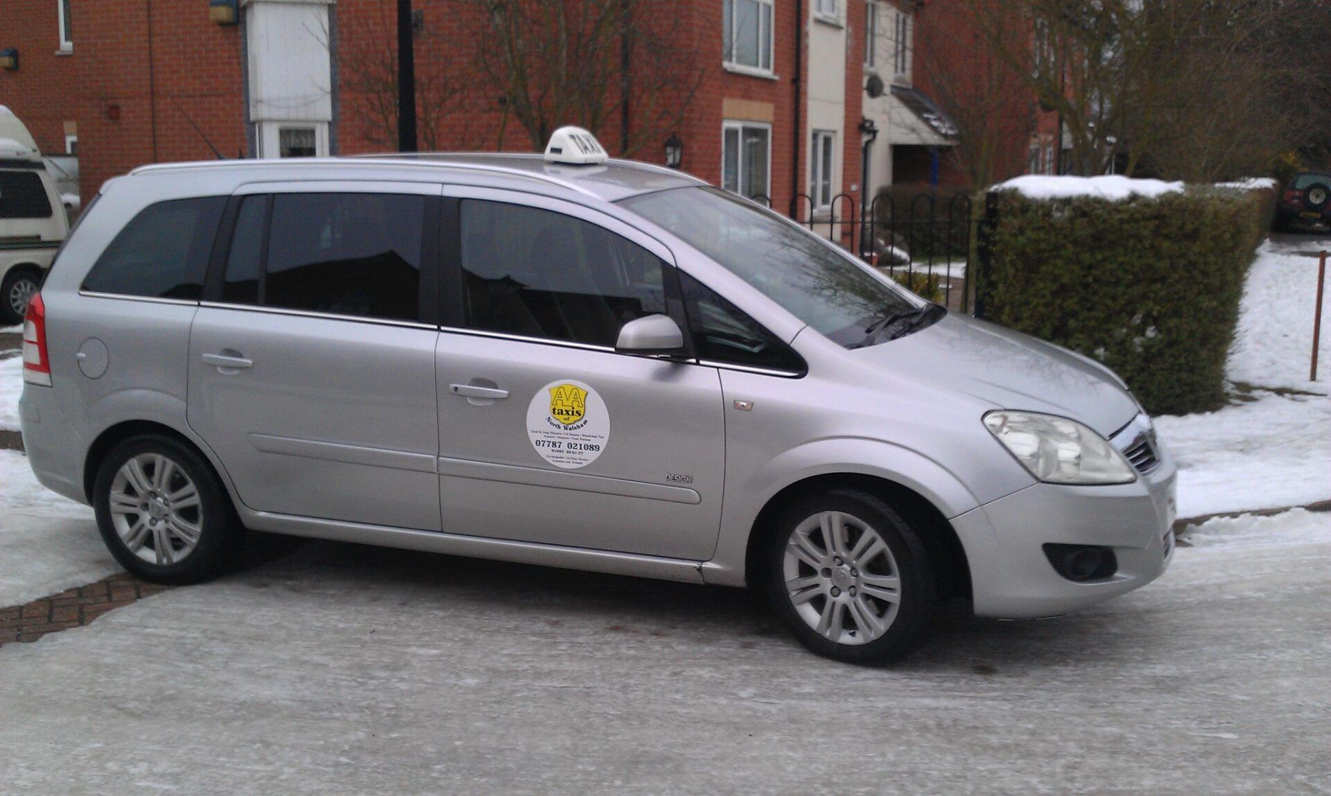 silver taxi