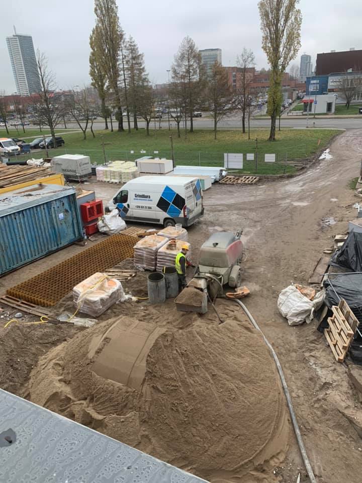 Grindų betonavimas