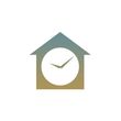 Hours house clock icon
