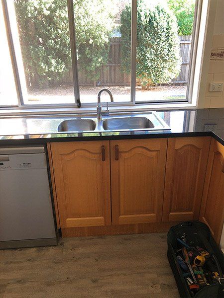 new sink area