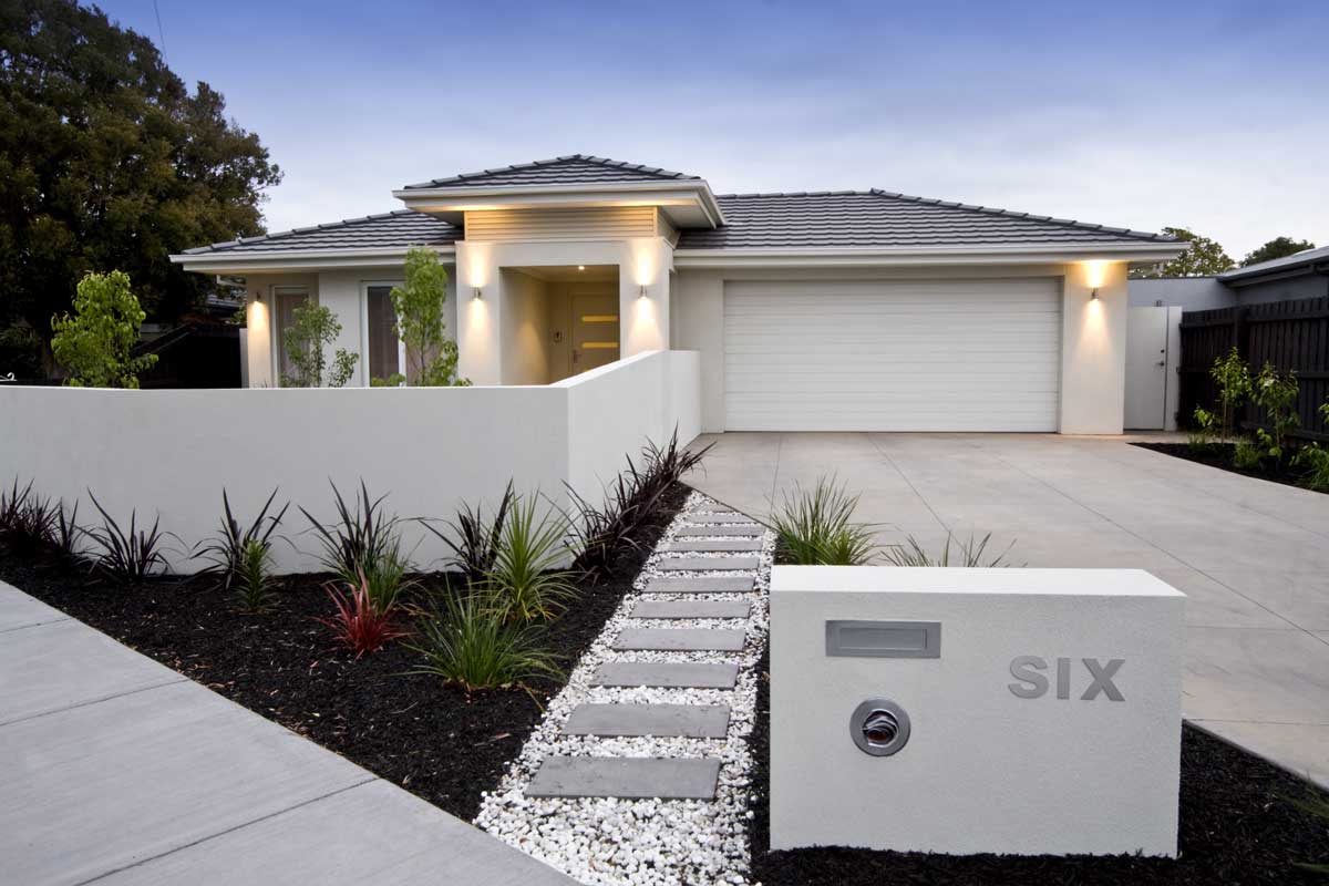 modern house front
