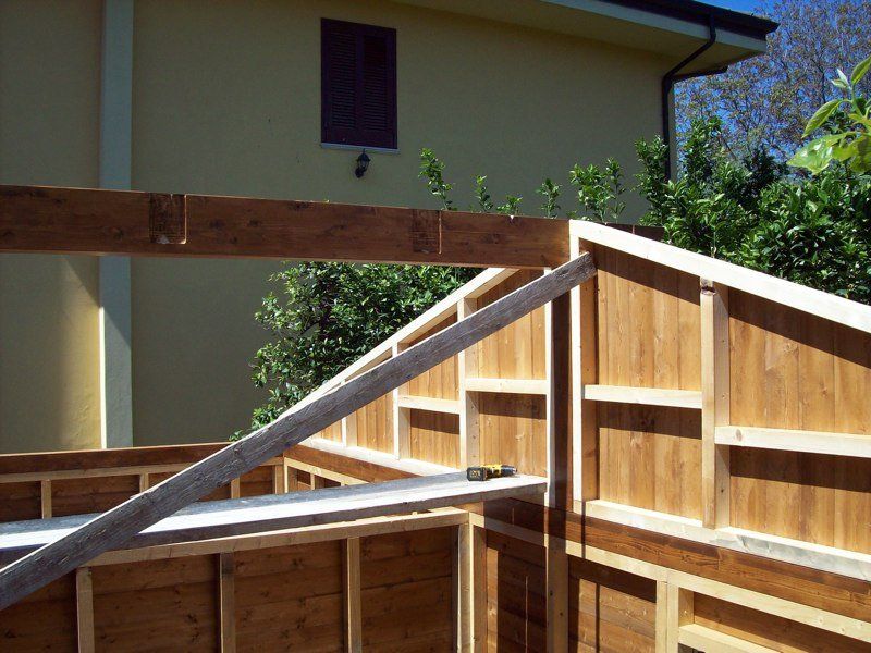 Costruzione casa in legno