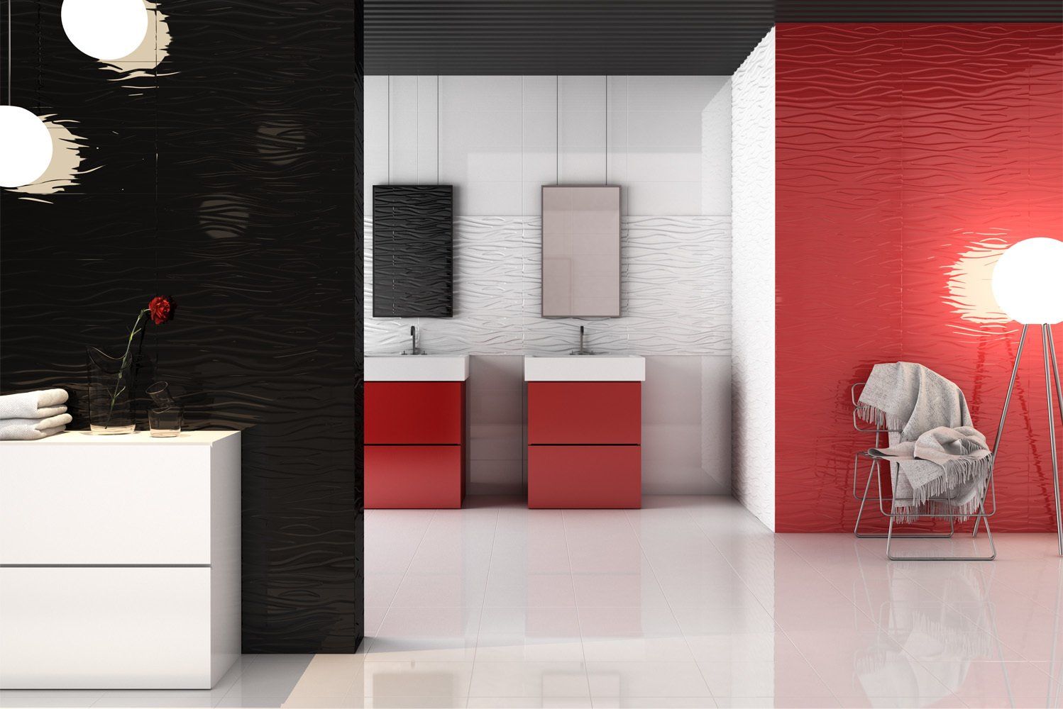 Rivestimento moderno per bagno