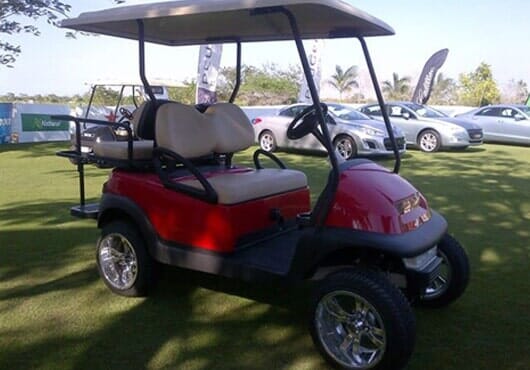 Red Club Car — Golf Carts in Albuquerque, NM Red Club Car — Golf Carts in Albuquerque, NM
