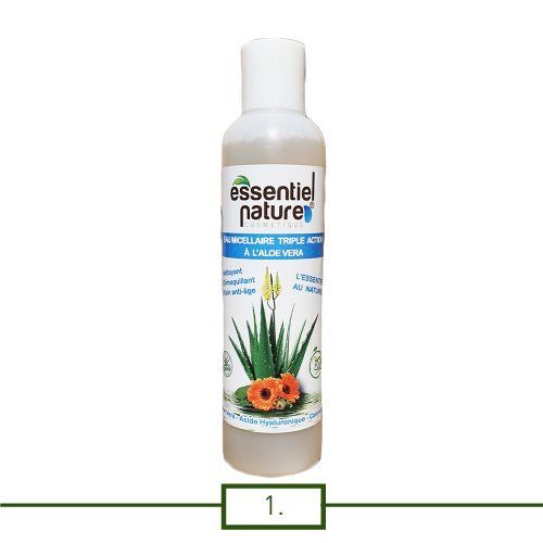 Nettoyer sa peau n'aura jamais été aussi agréable qu'avec notre eau micellaire bio à l'aloe vera, acide hyaluronique et calendula. Une formule haute gamme parce que vous le valez bien