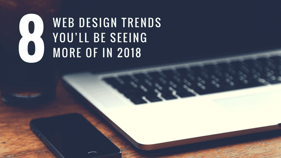 2018 web design trends
