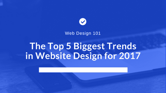 2017 website trends