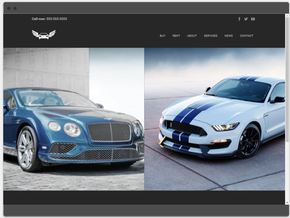 car dealer design sample