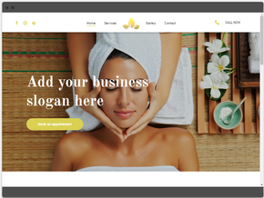 spa web design sample