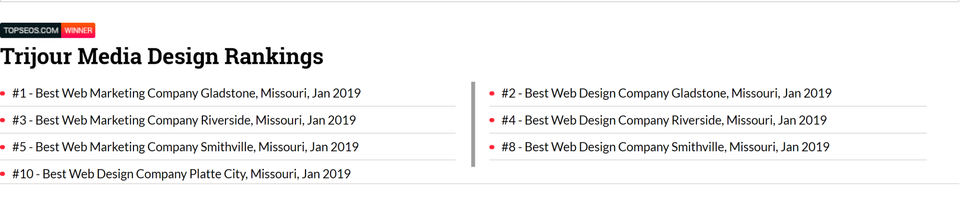 Top SEO Awards 2019