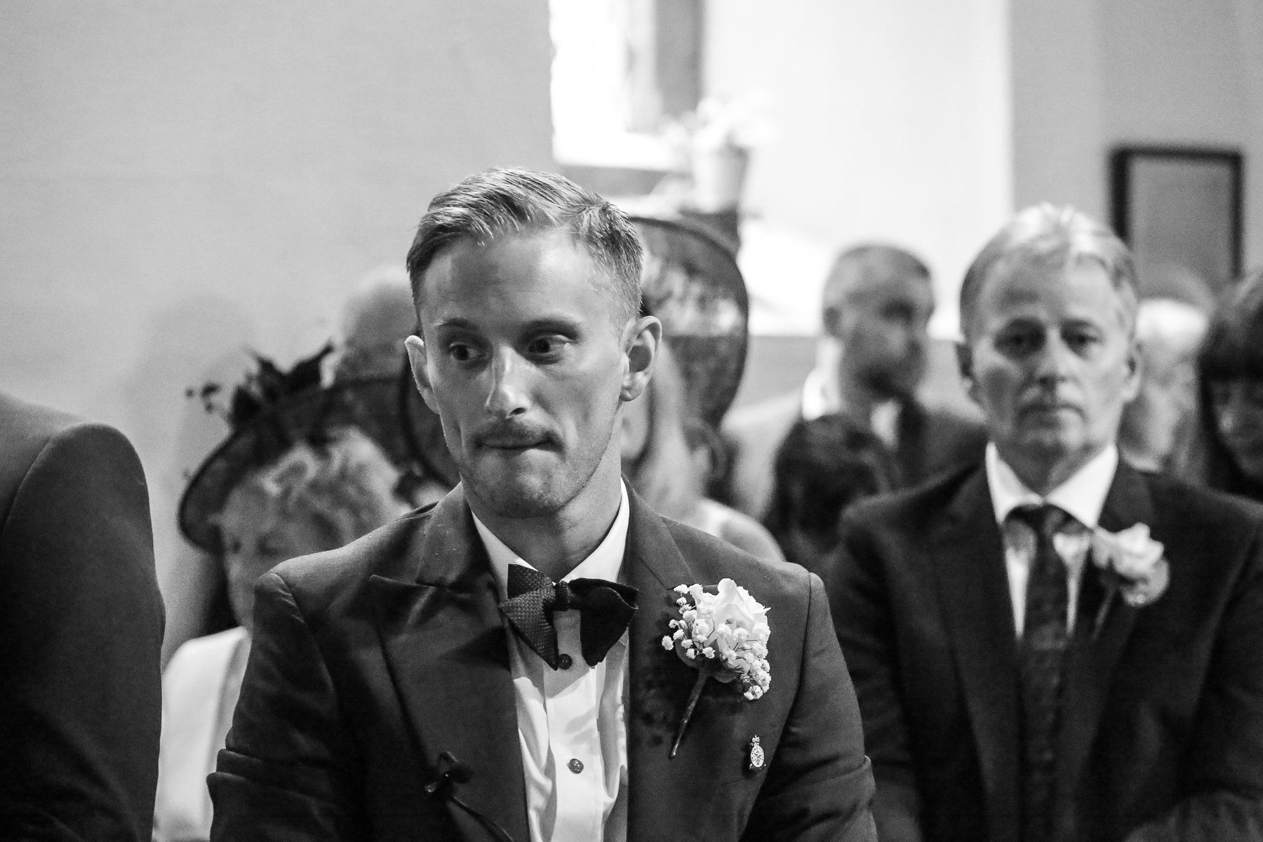 nervous groom