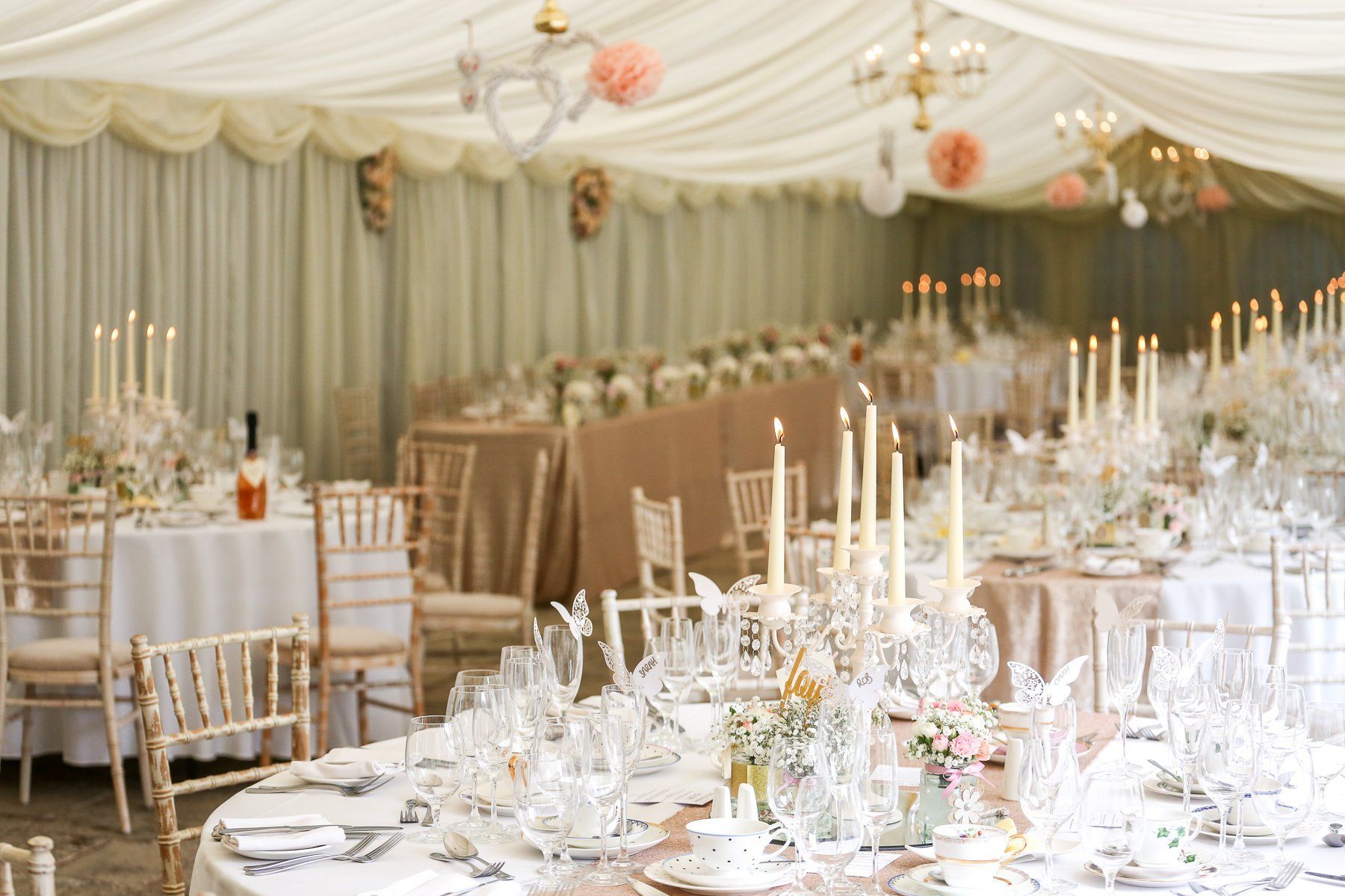 wedding breakfast decorations