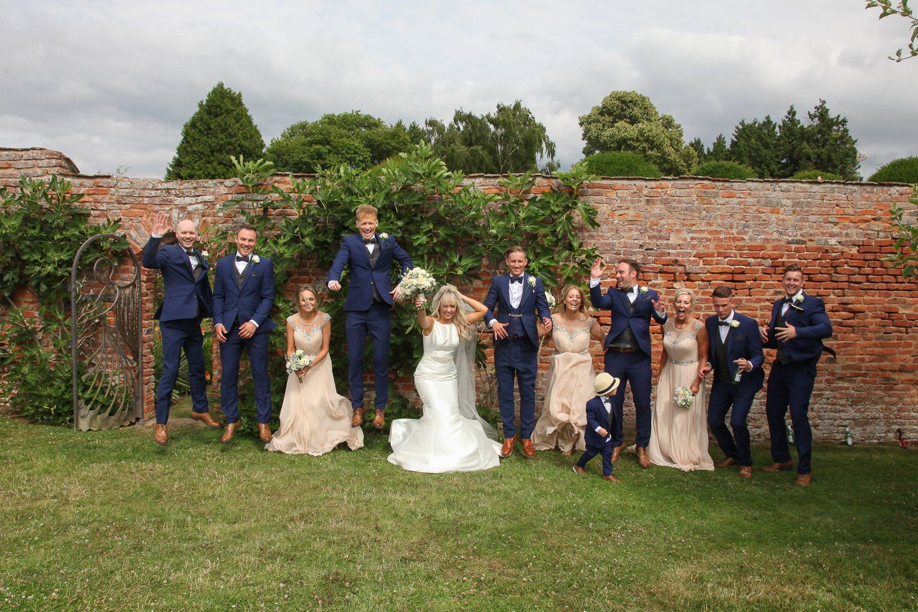 bridal party photo