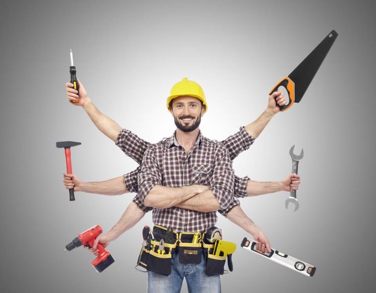 rappresentazione di strumenti per la manutenzione e l'edilizia