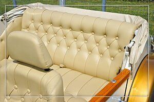 White Leather Car Seat — Upholstery in Midvale,, UT White Leather Car Seat — Upholstery in Midvale,, UT