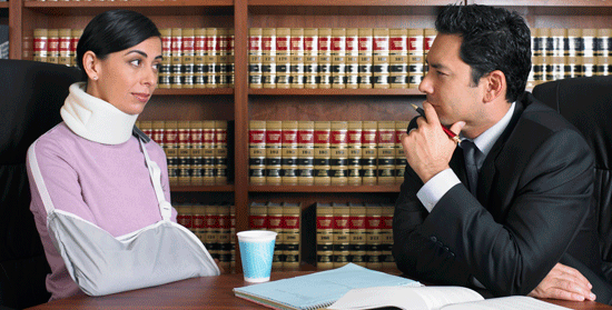 Personal Injury — Injured Women and Lawyer in Birmingham, AL