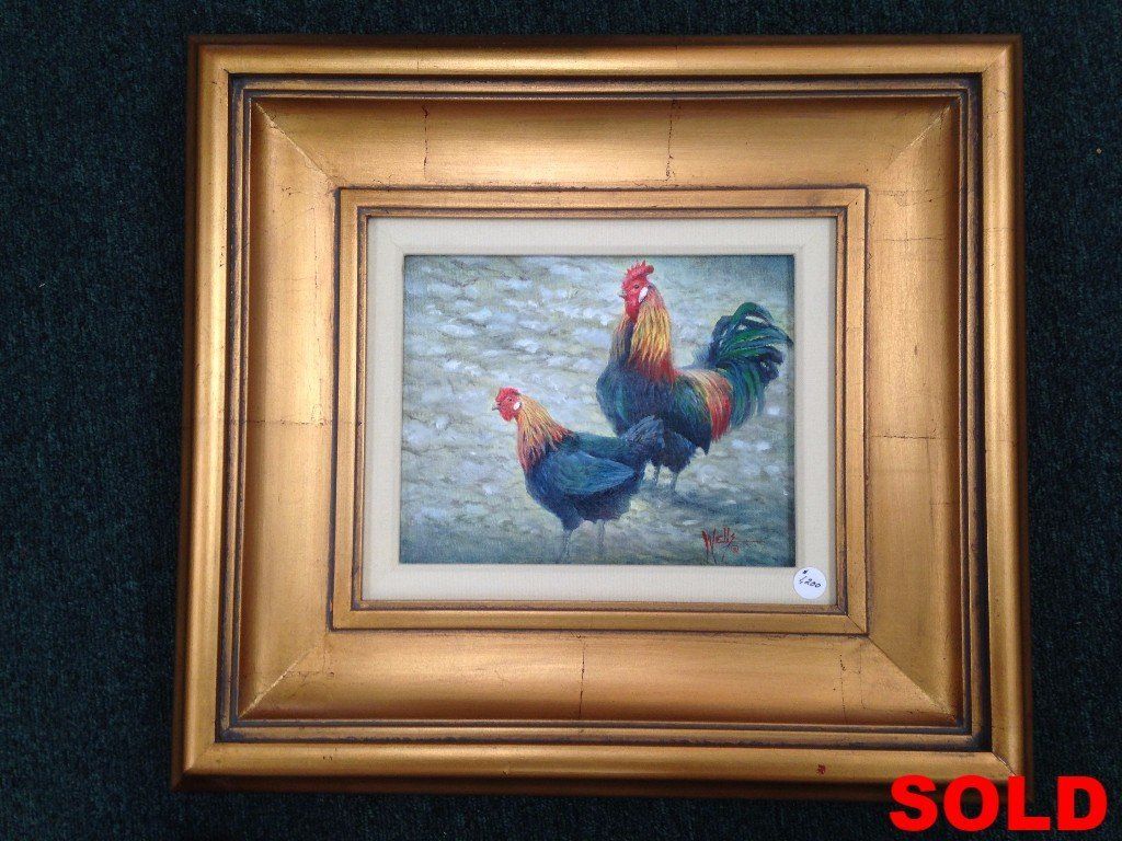 "Farm Yard Pair" SOLD