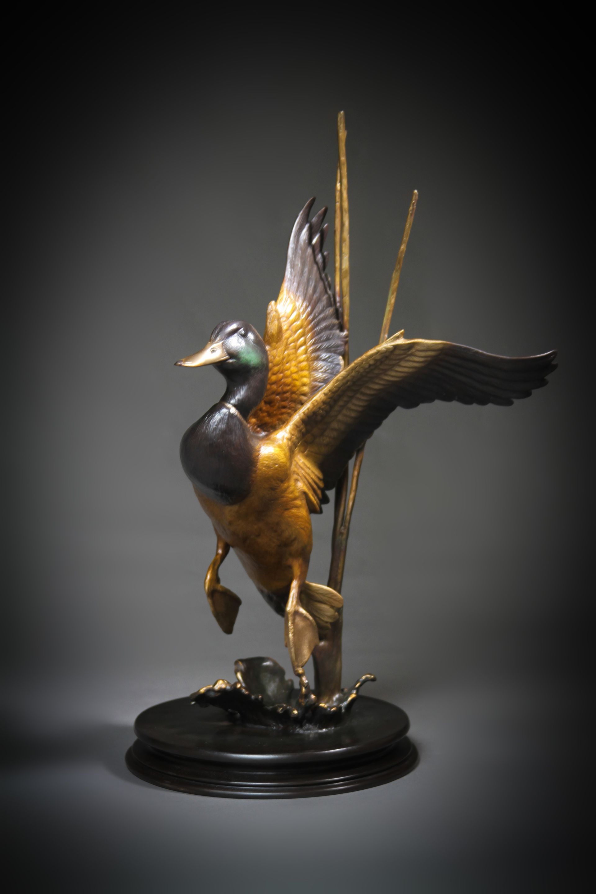 "Mallard Rise" Height: 19" Base: 9"