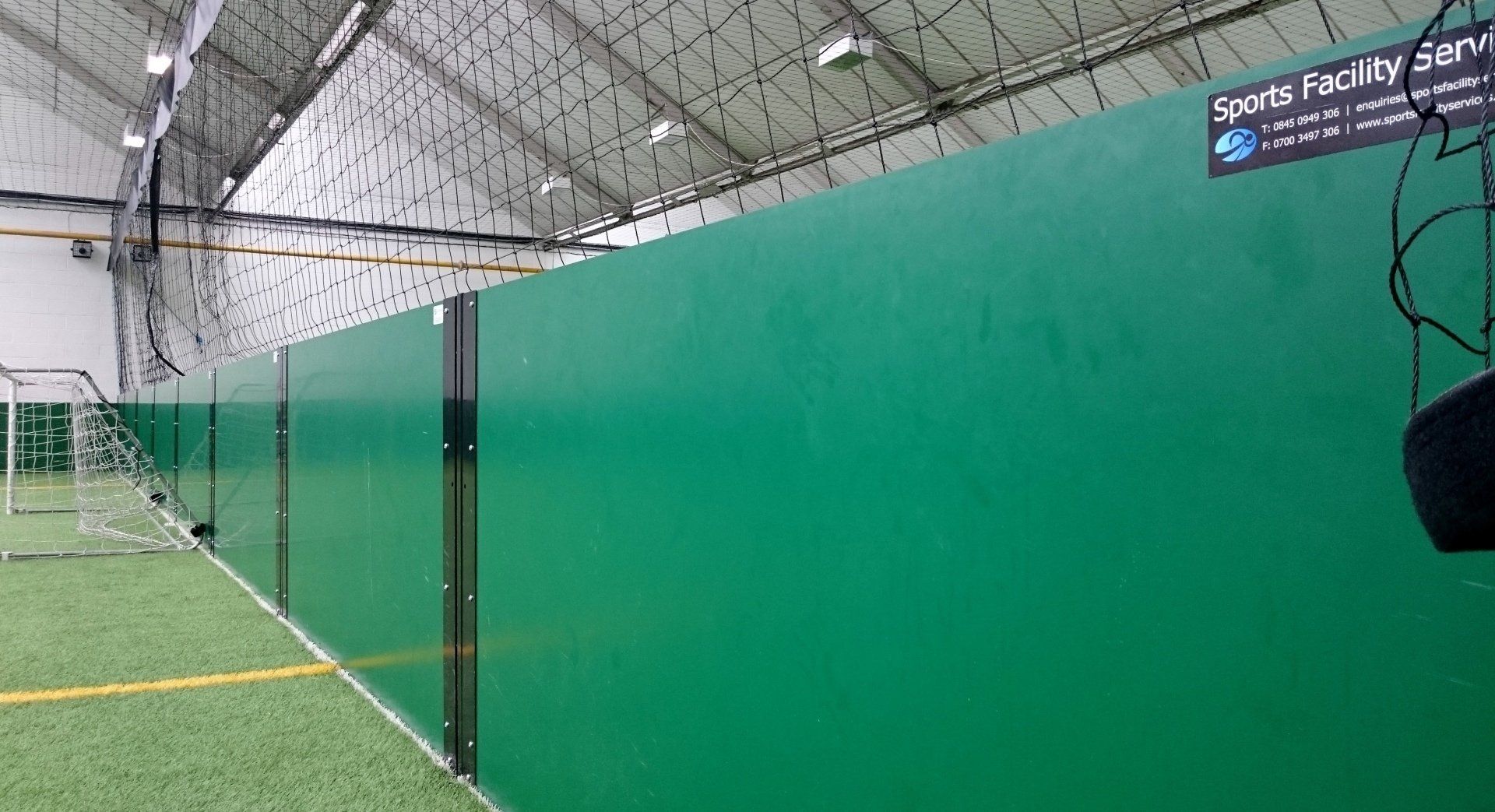 football pitch rebound boards