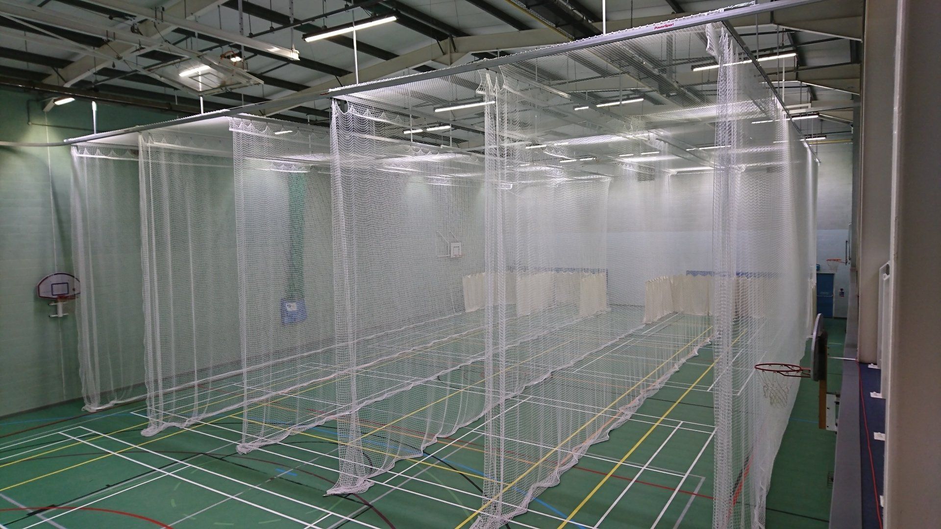cricket nets for sports halls
