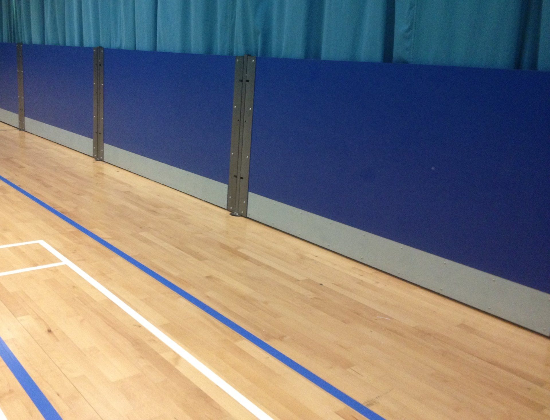 sports hall rebound boards