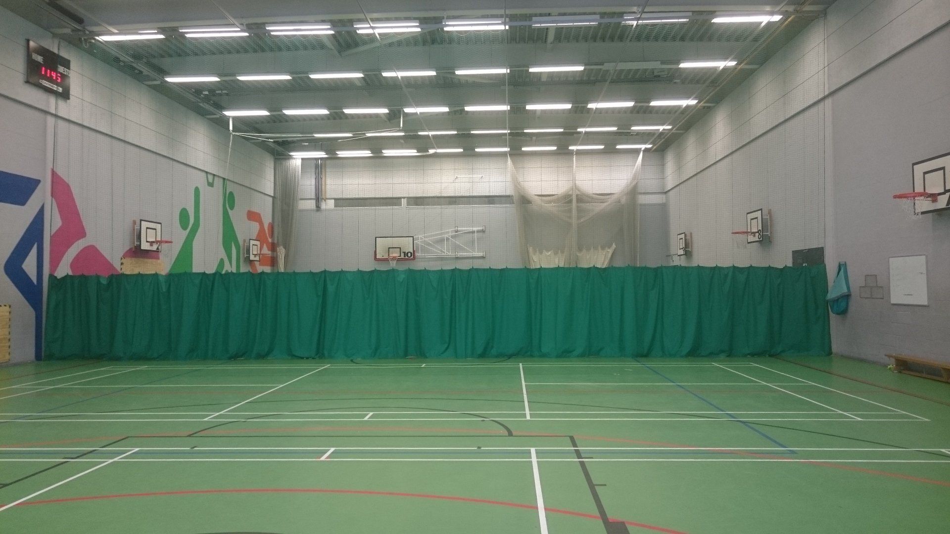 sports hall dividers and division nets