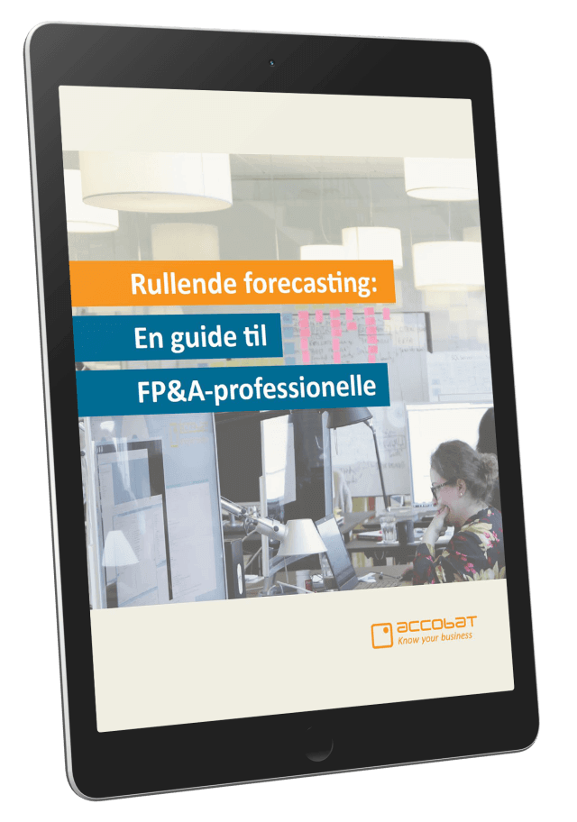 en tablet med en prognoseguide på