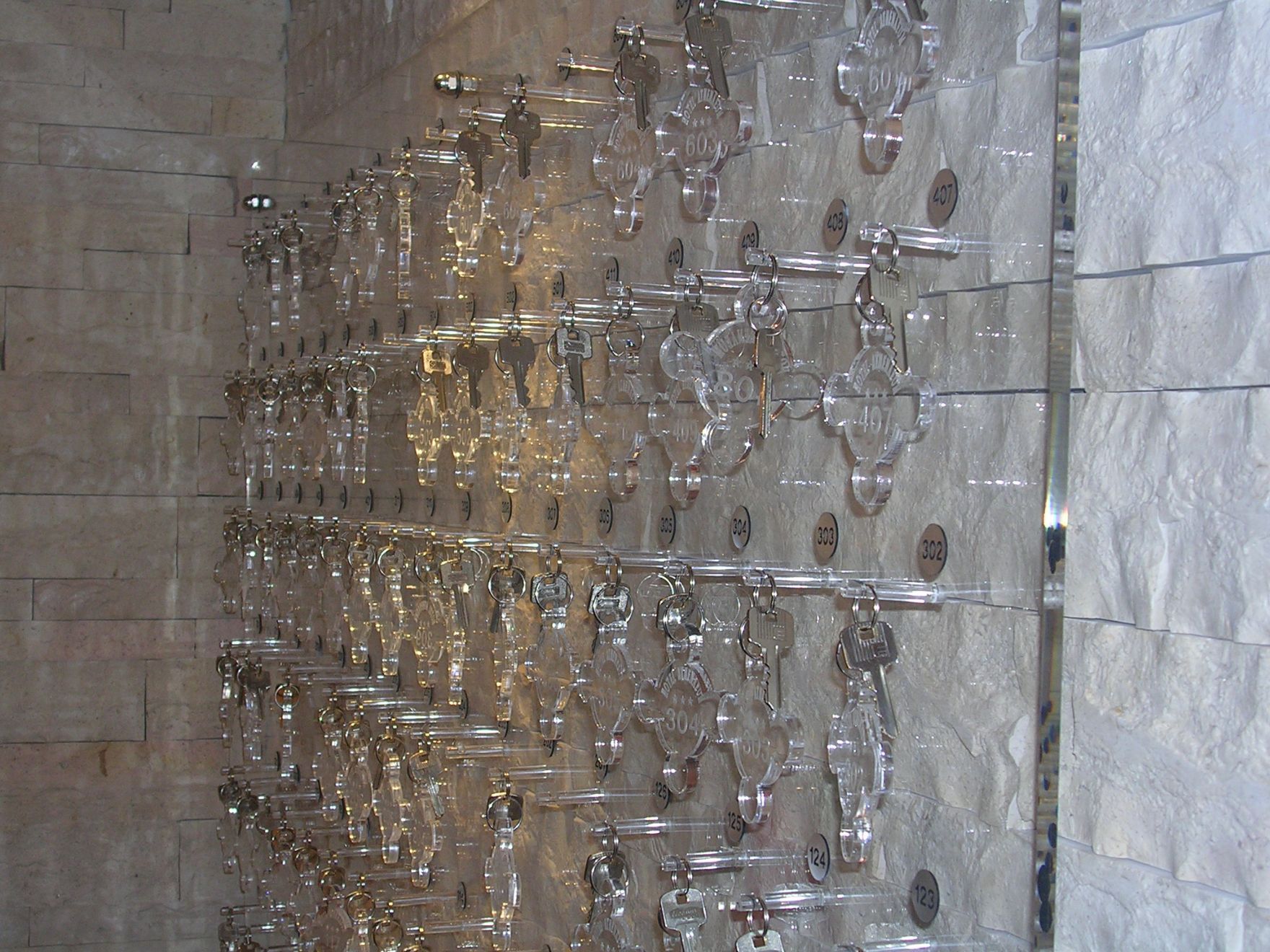 portachiavi in plexiglass