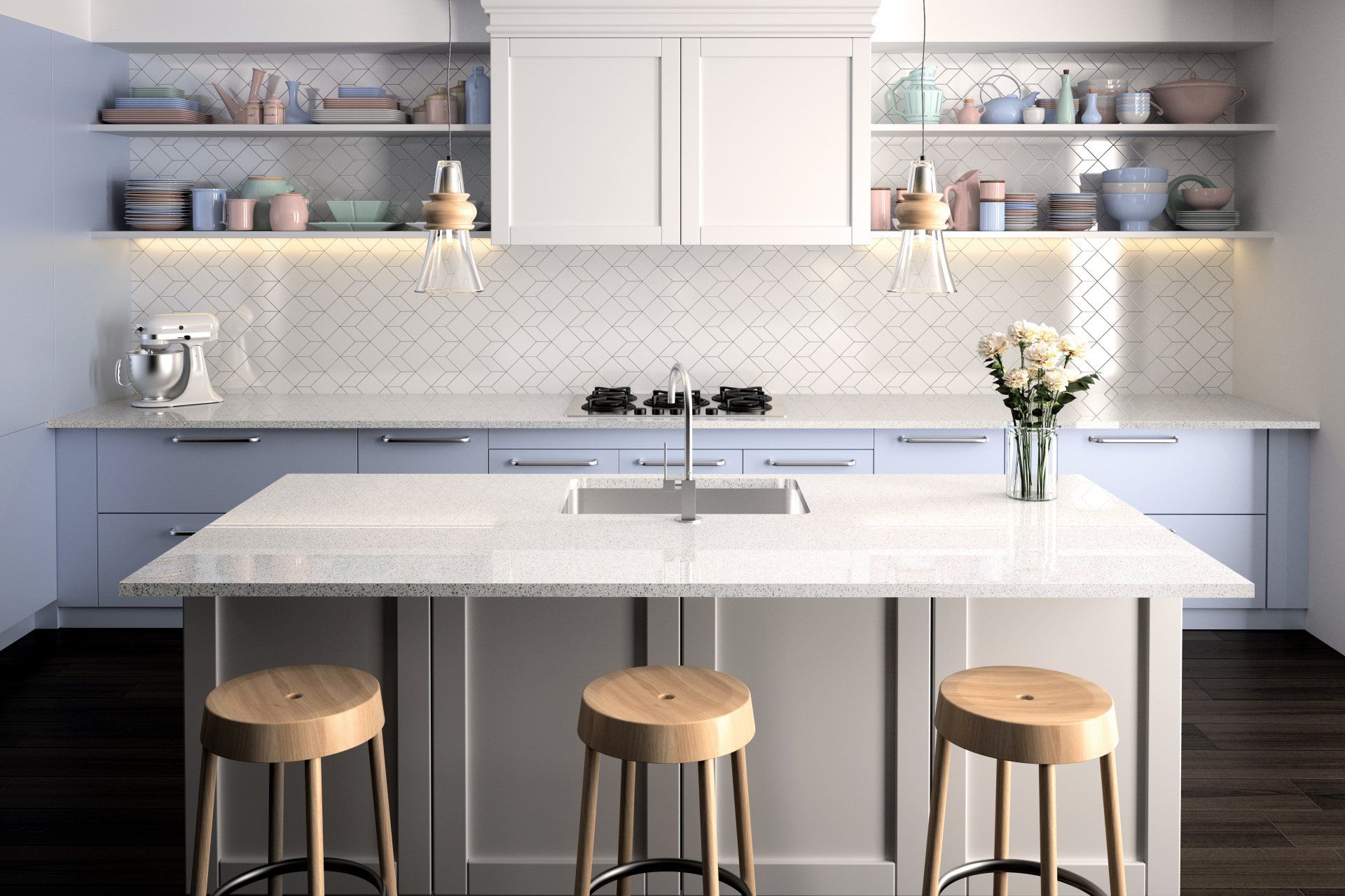 Silestone Stellar Blanco Kitchen worktop