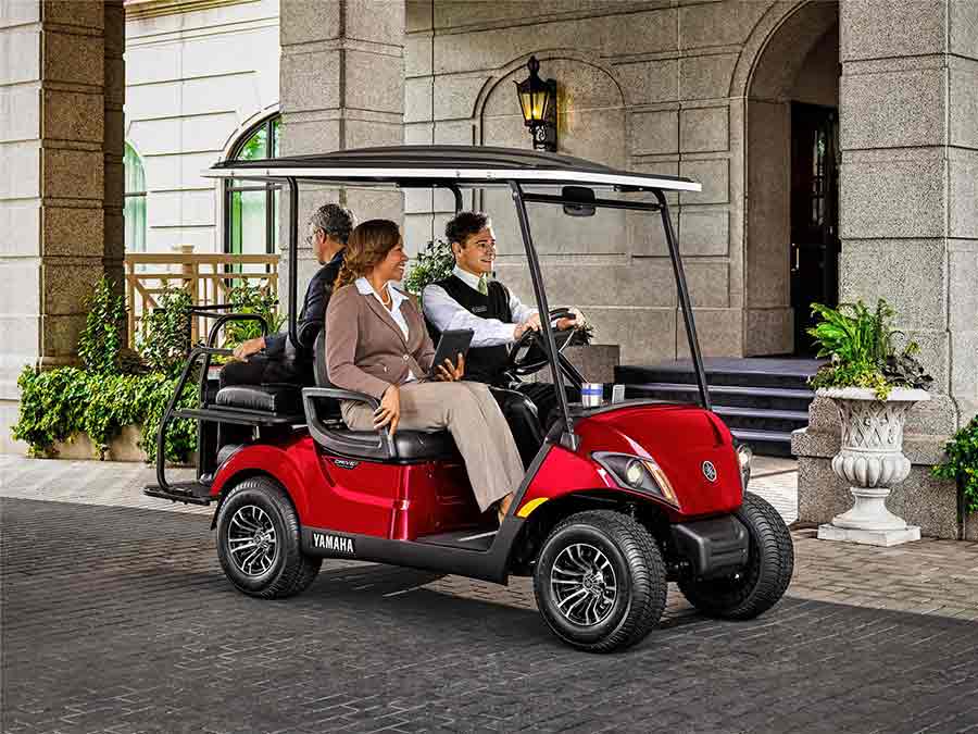 Golf Cart — Riding A Red Golf Cart in Reno, NV