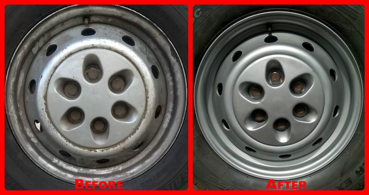 steel wheel refurbishment