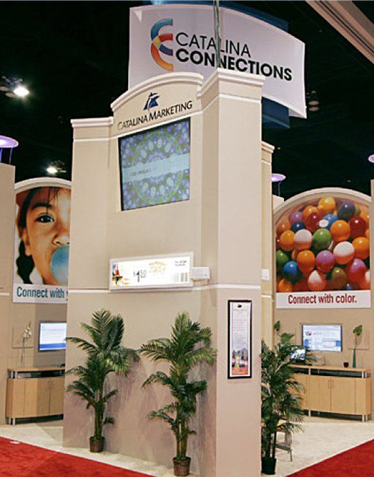 Sample of convention booth exhibit display design.