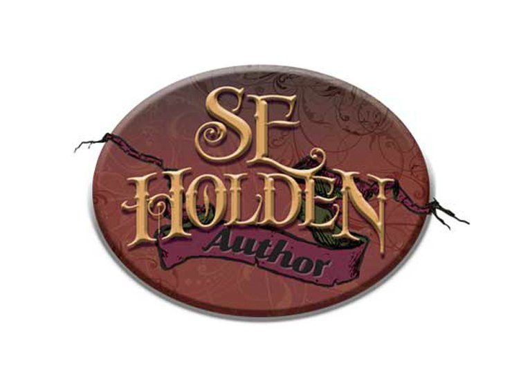 Sample of a logo design for an author and novelist.