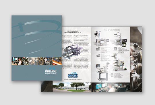 Company brochure design sample.