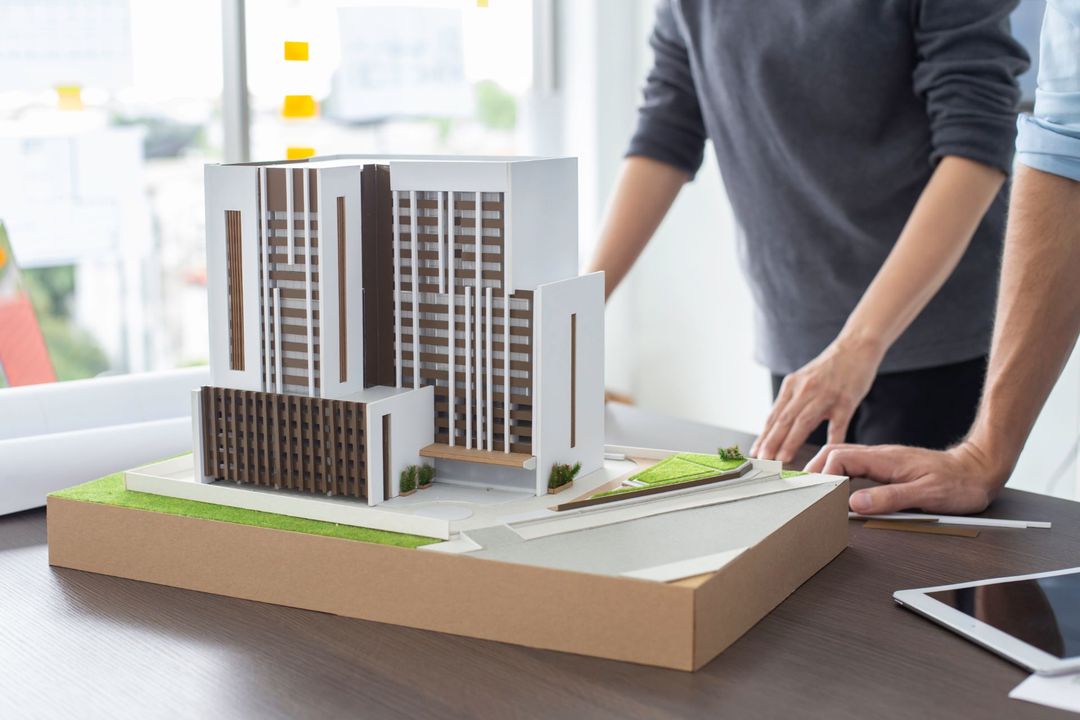plastico di un condominio