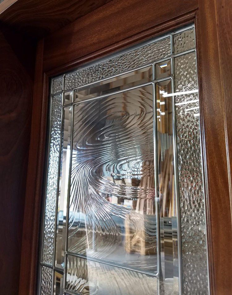 Decorative glass detail