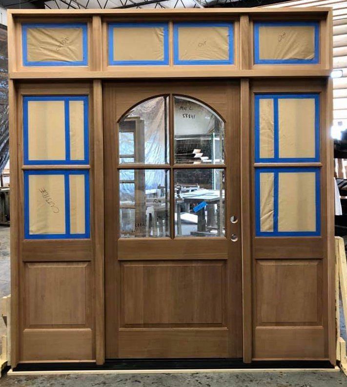 Custom front door with 20