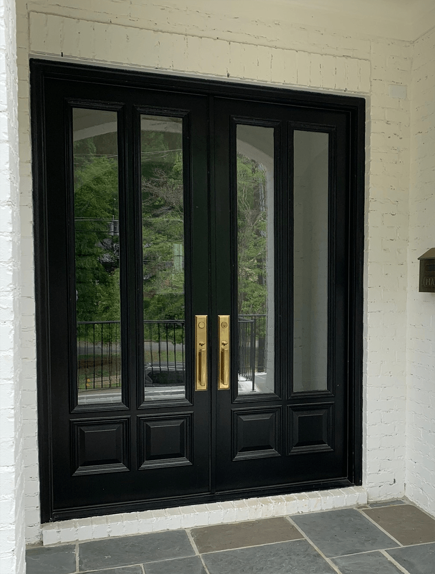 Narrow double French style double doors - Exterior