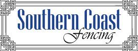 southern coast fencing logo southern coast fencing logo