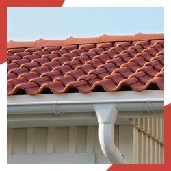 white gutter pipe