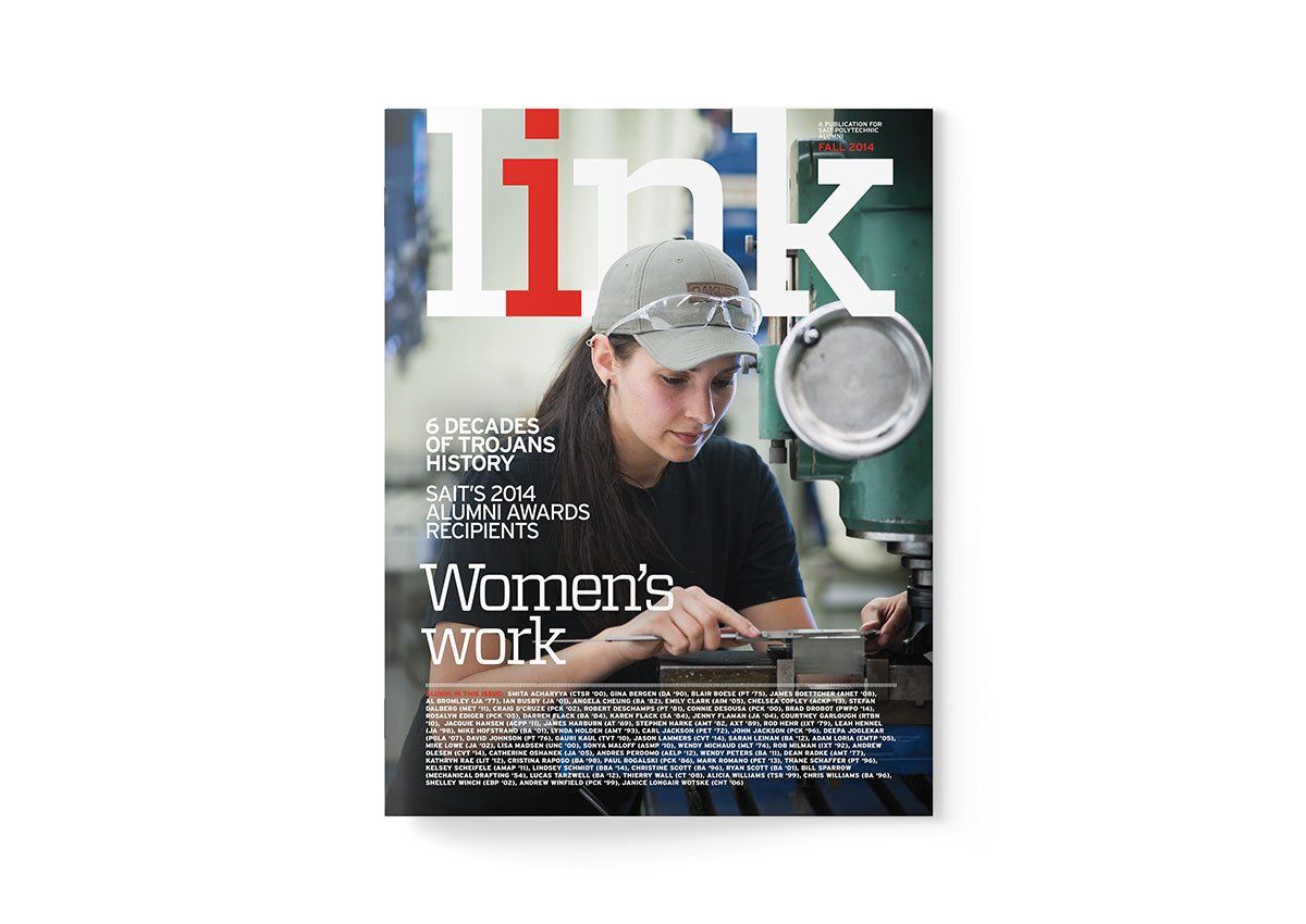 AWARD WINNING SERIES OF ALUMNI MAGAZINES FOR SAIT POLYTECHNIC BY IVY DESIGN INC